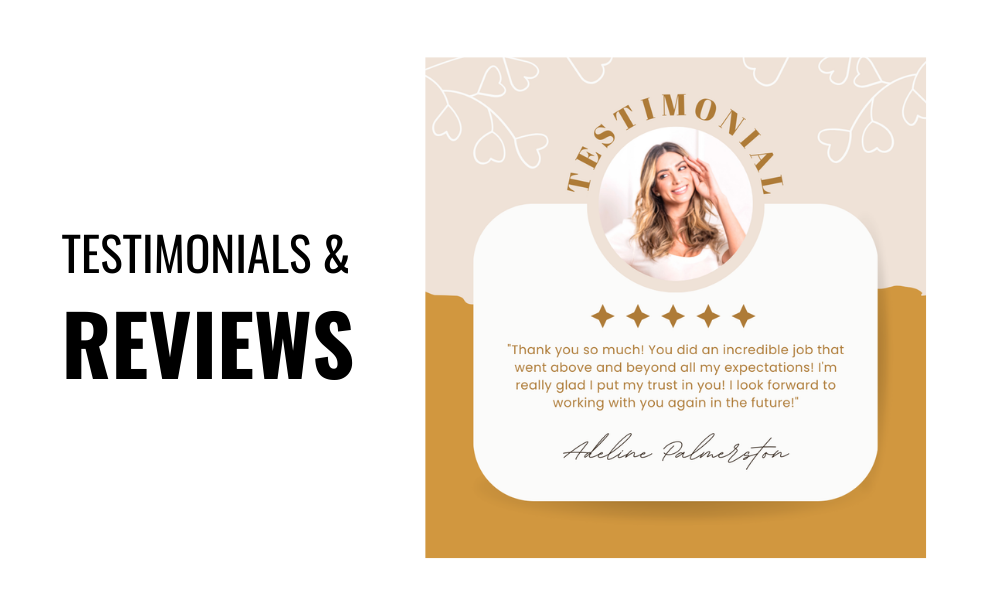 Testimonials & reviews