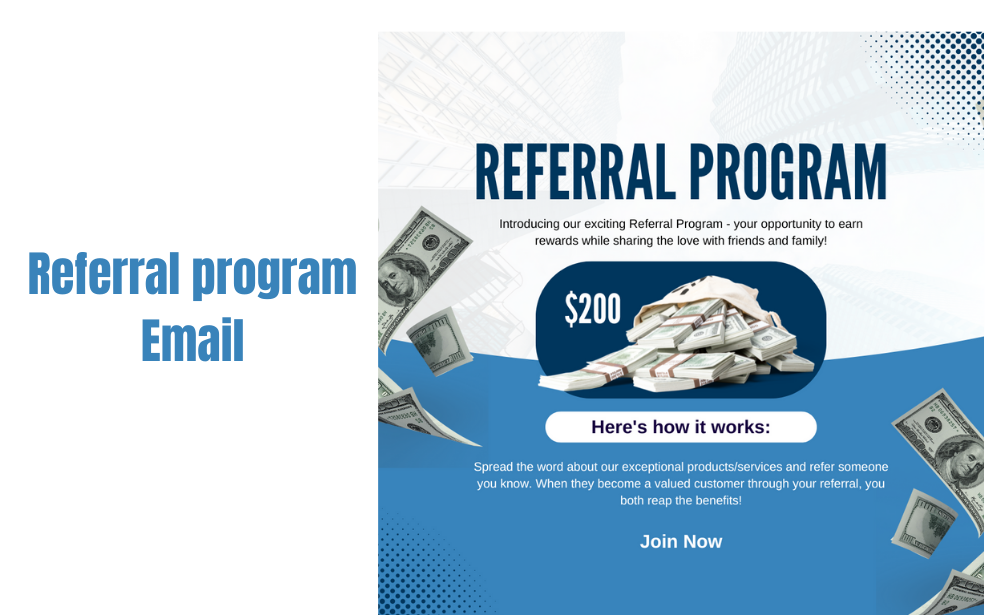 Referral program email