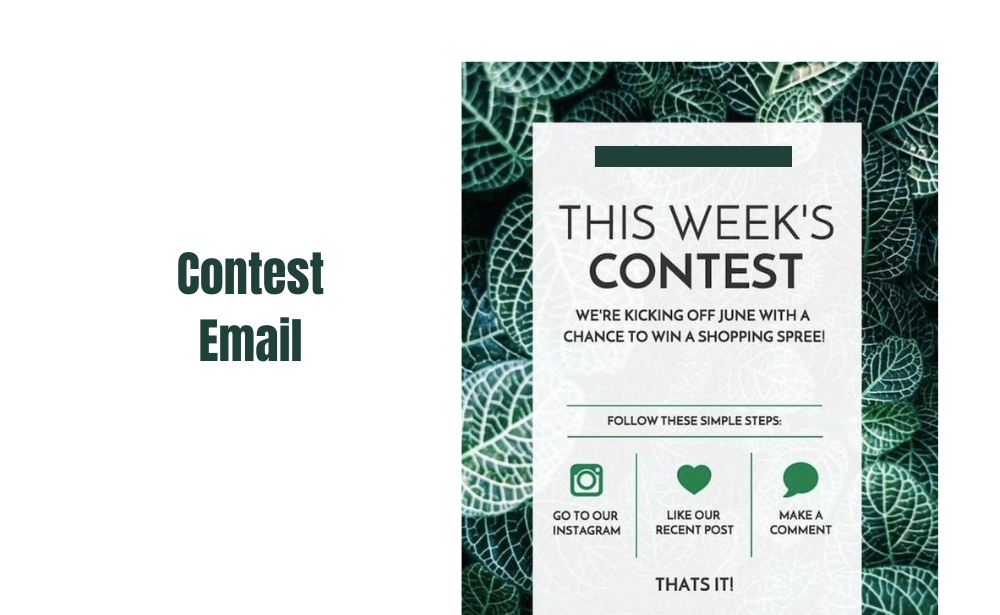 Contest email