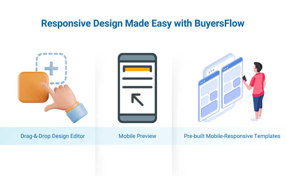 Responsive design for buyersflow