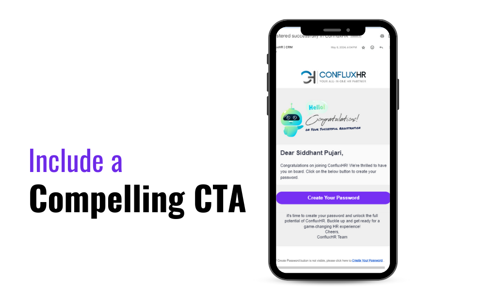 Include a compelling CTA