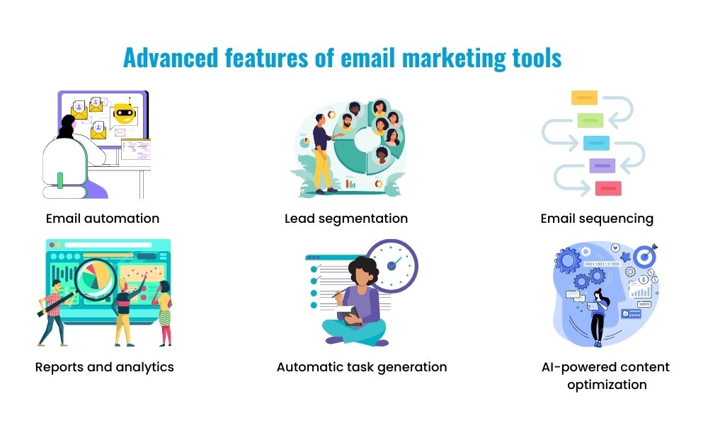 advanced features of email marketing tools