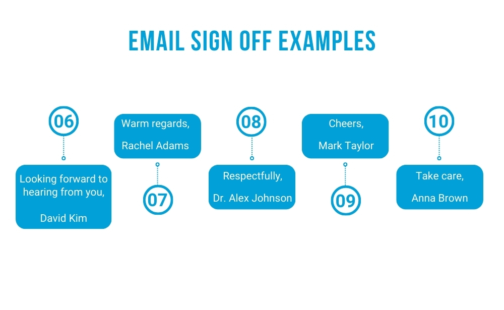 Email sign off example