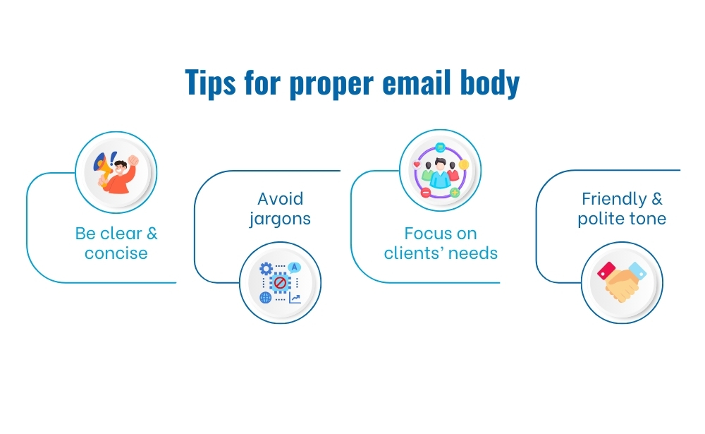 Tips for proper email body