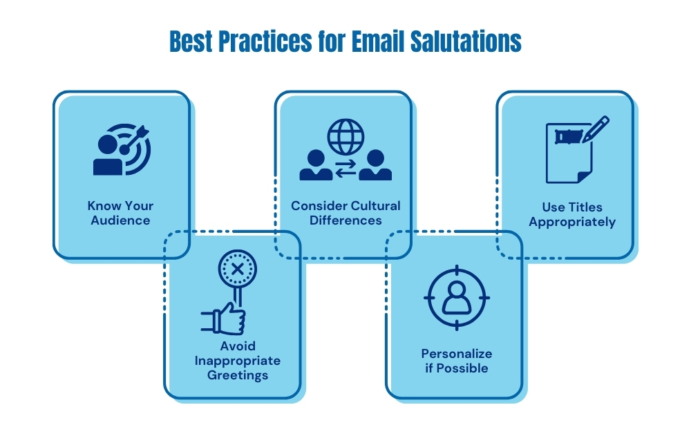 best practices for email salutations